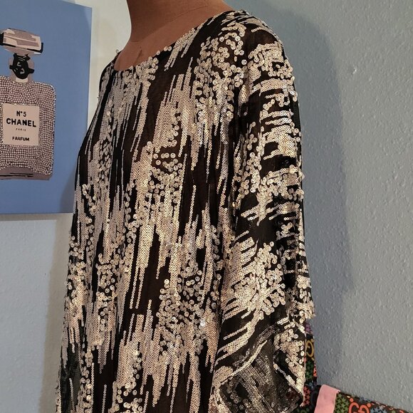 Carla Christoph Sequin Kaftan Dress - Picture 5 of 10